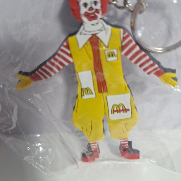 1995 Ronald McDonald Keychain Vintage McDonalds 4" Flexible - Picture 3 of 7